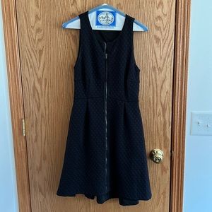 Anthropologie Leifsdottir Tonelle Raised Dot Dress Black Size 6